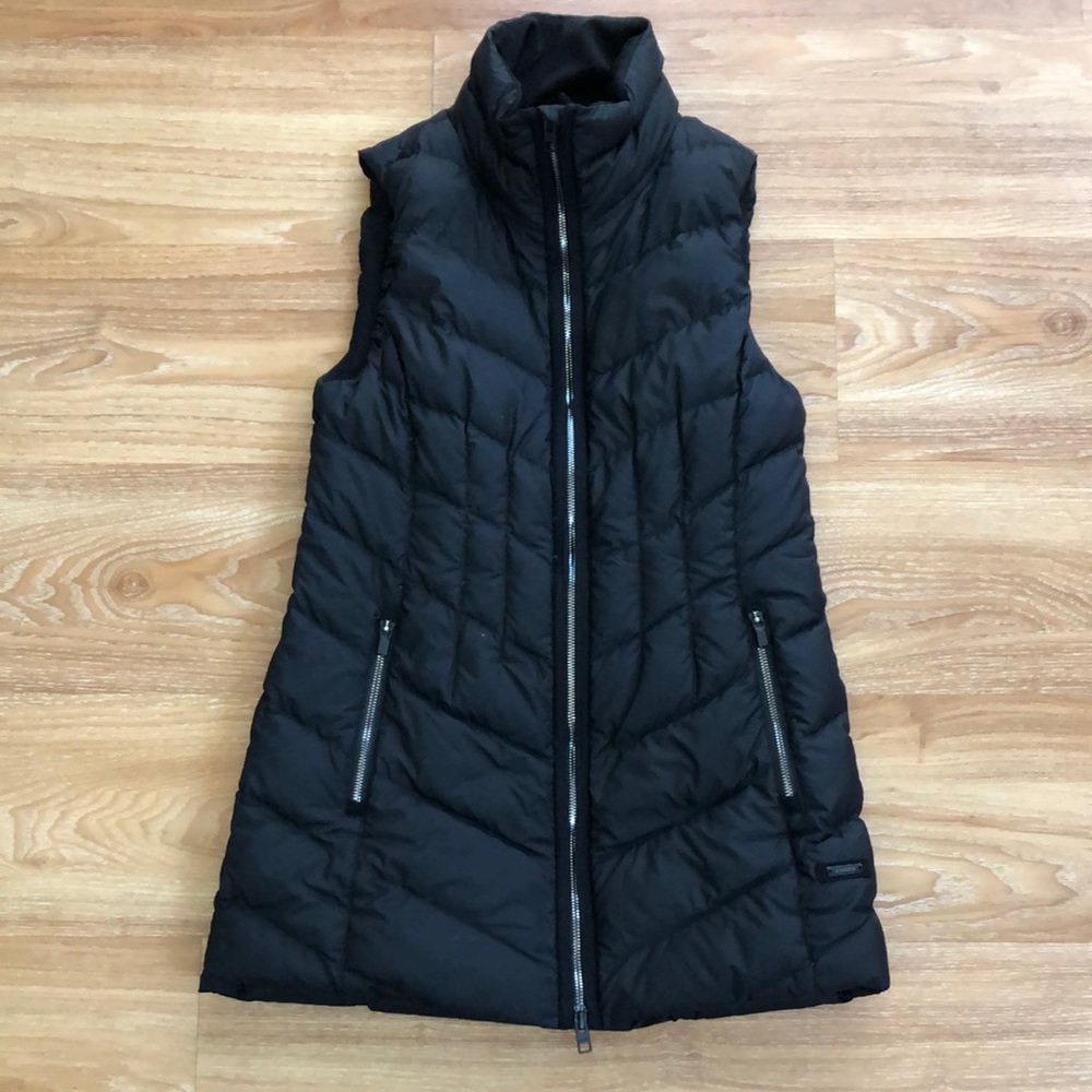 Athleta CYA (Cover Your Ass) Long Down Vest Excellent Condition